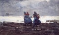 Esposas de pescadoras pintor del realismo Winslow Homer
